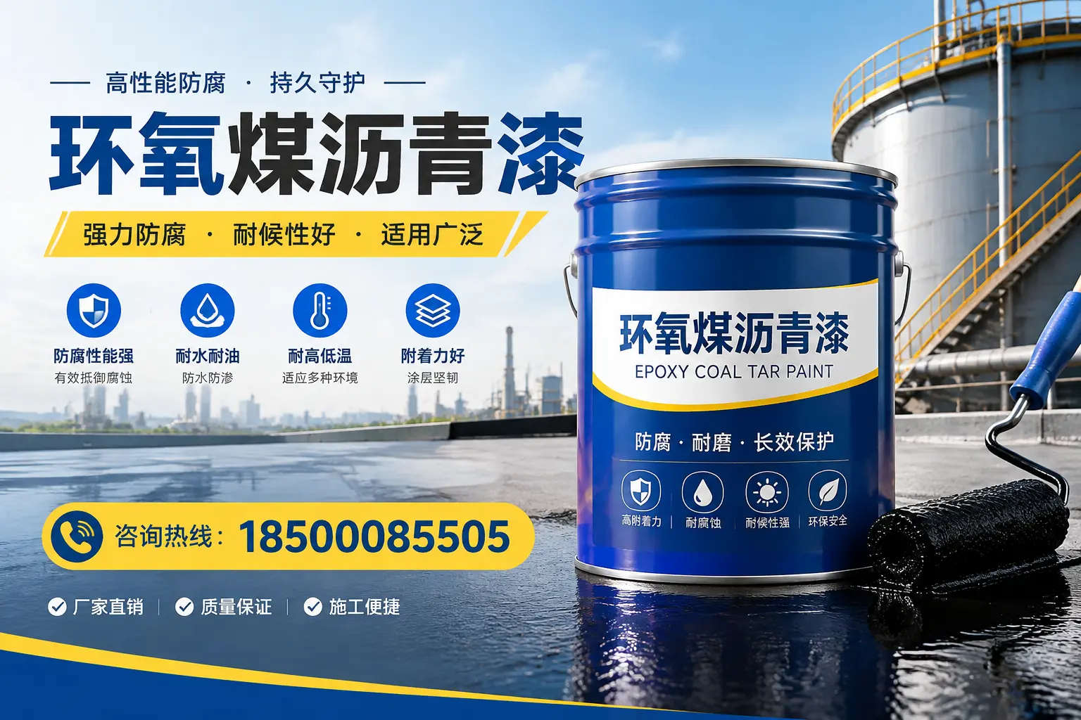环氧煤沥青漆的储存与运输注意事项,盐湖企业须知